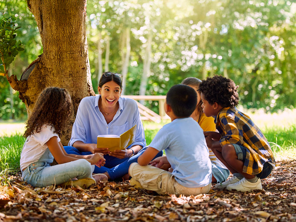 We Turn the Outdoors Into a Classroom